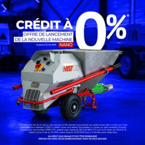 Offre machine à projeter Mat.co - crédit à zéro euros