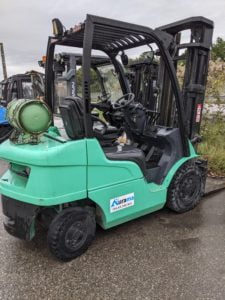 chariot mitsubishi gaz manutention élévateur