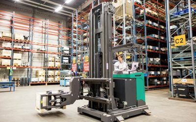 Nouveauté chez Mitsubishi – chariot tri-directionnel