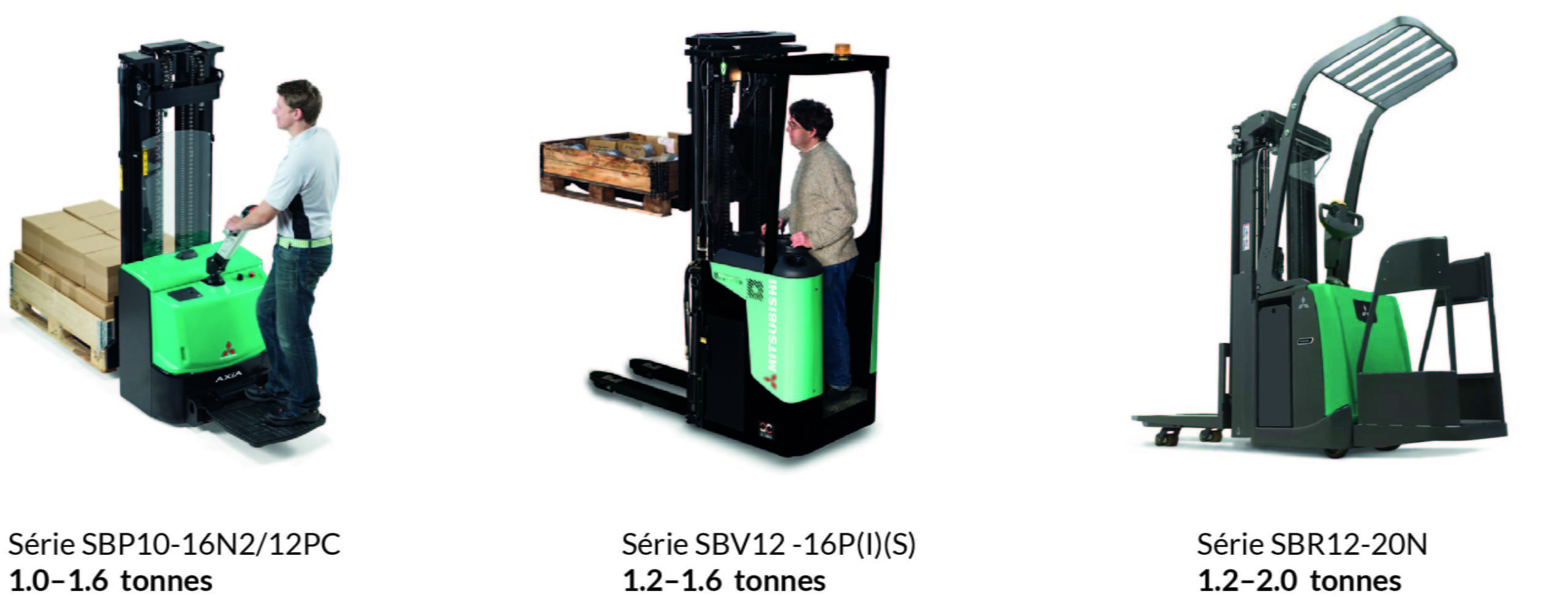 gerbeur gamme électrique 1.2 et 2t