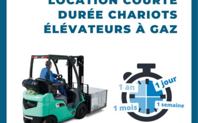 Louez votre chariot élévateur à gaz pour une courte durée