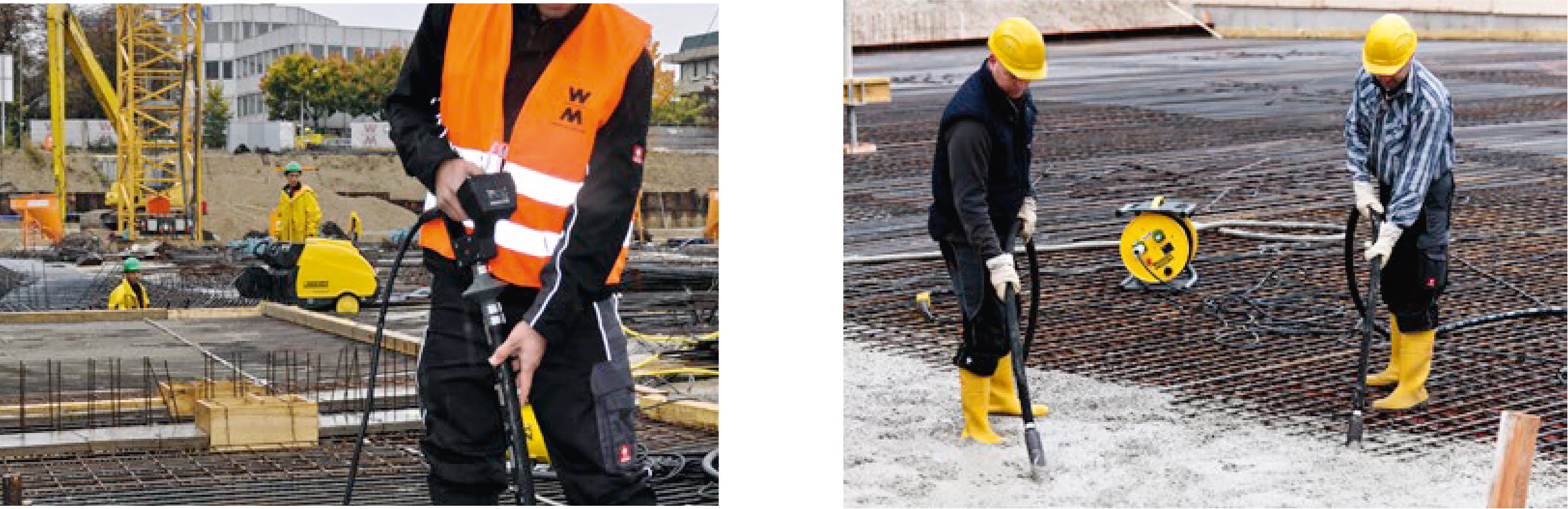 vibrateur béton poignée